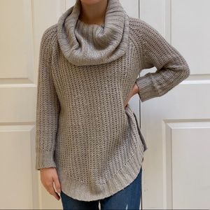 Oversized cowl neck sweater